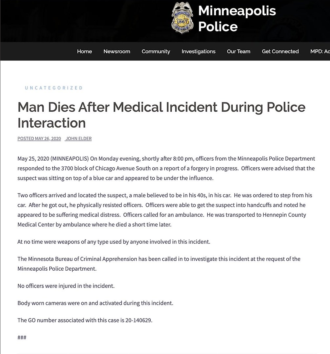 mpdmedicalincident