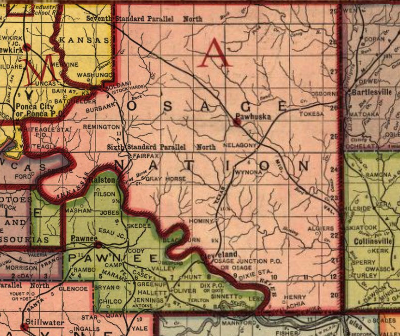 Maps Of Osage County Murder Locations